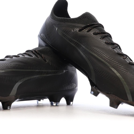 Chaussures de Football Noires Homme Puma Ultra Ultimate