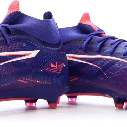 Chaussures de Foot Violettes Homme Puma Ultra 5 Match+ FG/AG