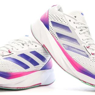 Chaussures de running Blanches Homme Adidas Adizero