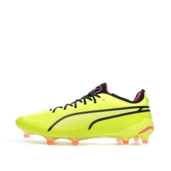 Chaussures de Foot Jaunes Homme Puma King Ultimate FG/AG