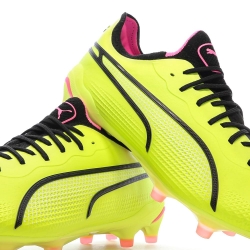 Chaussures de Foot Jaunes Homme Puma King Ultimate FG/AG