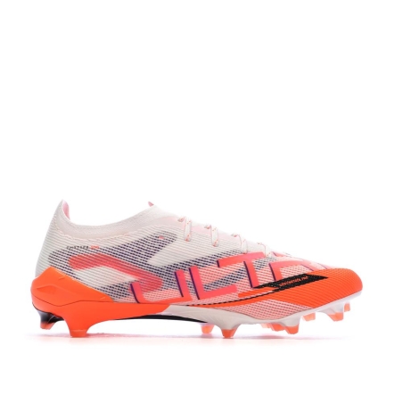 Chaussures de football Blanches/Oranges Homme Puma Ultra 5 Ultimate