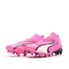 Chaussures de Football Rose/Noire Homme Puma Ultra Pro