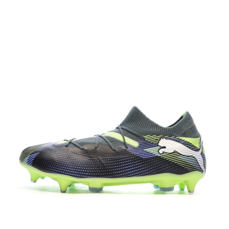 Chaussures de football Noir/Vert Homme Puma Future 7 Match MxSG
