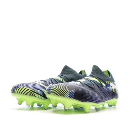 Chaussures de football Noir/Vert Homme Puma Future 7 Match MxSG
