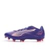 Chaussures de football Violettes/Roses Homme Puma Ultra 5 Play FG/AG