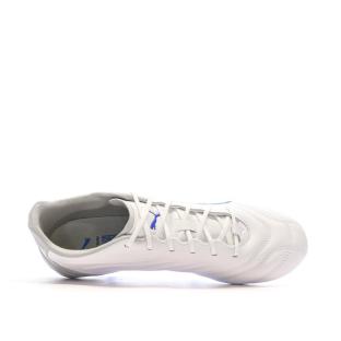 Chaussures de football Blanches/Bleu Homme Puma King Pro