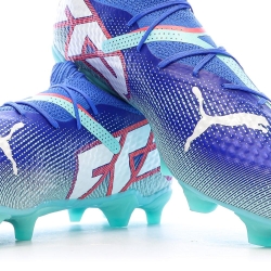 Chaussures de Foot Bleues Homme Puma Future 7 Pro FG/AG