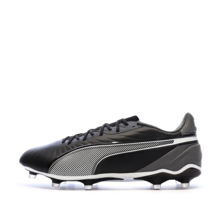 Chaussures de Foot Noires Homme Puma King Match FG/AG