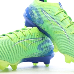 Chaussures de Foot Vertes Homme Puma Ultra 5 Ultimate FG