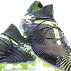 Chaussures de Football Marine/Jaune Homme Puma Future 7 Match FG/AG