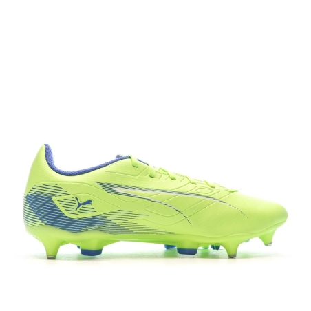 Chaussures de Foot Jaune Fluo Homme Puma Ultra 5 Play MxSG