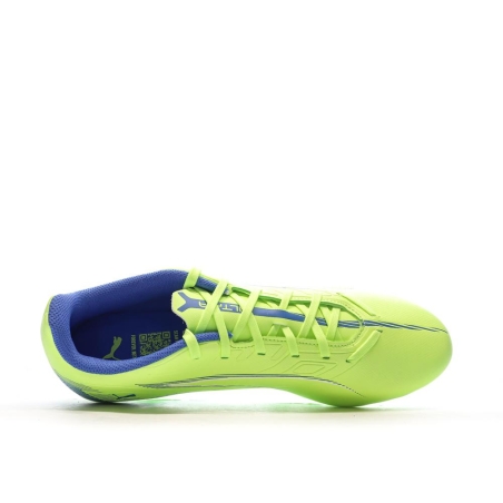 Chaussures de Foot Jaune Fluo Homme Puma Ultra 5 Play MxSG