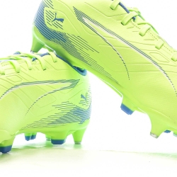 Chaussures de Foot Jaune Fluo Homme Puma Ultra 5 Play MxSG