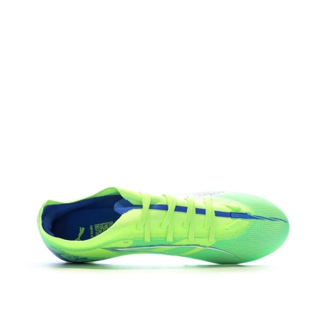 Chaussures de Foot Vertes Homme Puma Ultra 5 Match FG/AG