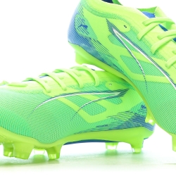 Chaussures de Foot Vertes Homme Puma Ultra 5 Match FG/AG