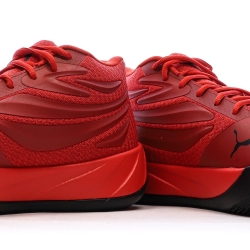 Chaussures de Baskets Rouges/Noires Homme Puma Court Pro