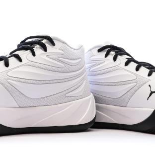 Chaussures de Baskets Grises/Blanches Homme Puma Court Pro