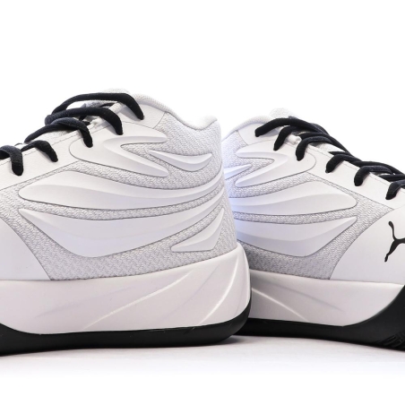 Chaussures de Baskets Grises/Blanches Homme Puma Court Pro