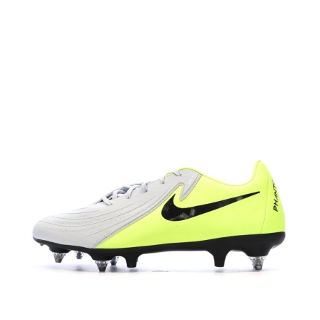 Chaussures de Foot Gris/Jaune Homme Nike Phantom Gx II Acad SG-PRO AC
