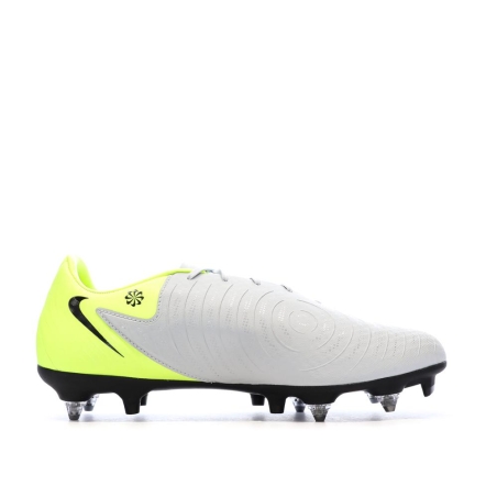 Chaussures de Foot Gris/Jaune Homme Nike Phantom Gx II Acad SG-PRO AC