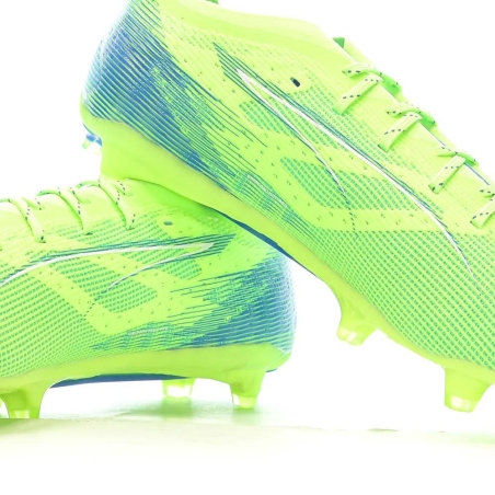 Chaussures football Jaune Fluo Homme Puma Ultra 5 Pro FG/AG