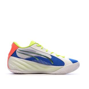 Chaussures de Basketball Blanches/Bleu Homme Puma All-pro Nitro