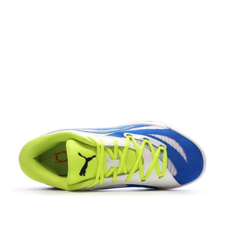 Chaussures de Basketball Blanches/Bleu Homme Puma All-pro Nitro