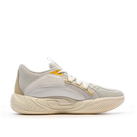 Chaussures de Basket Homme Blanc Puma Court Rider