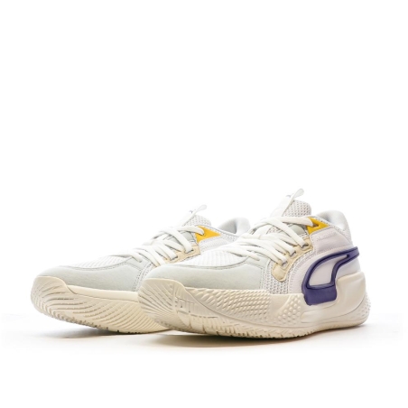 Chaussures de Basket Homme Blanc Puma Court Rider