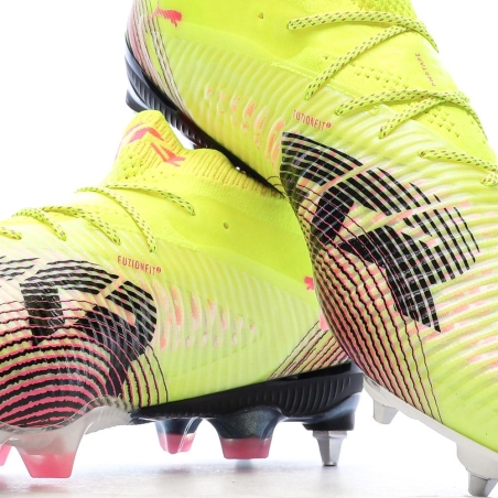 Chaussures de Foot Jaunes Homme Puma Future 8 Ultimate MxSG