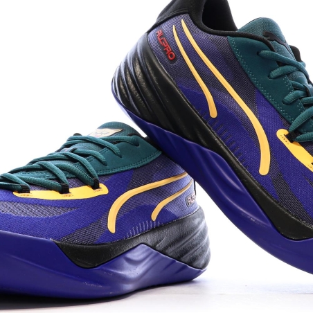 Chaussures de basketball Noires/Bleu Homme Puma All-pro Nitro Crowd Craze