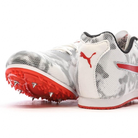 Chaussures d'athletismes Blanc/Gris/Rouge Homme Puma Evospeed 8