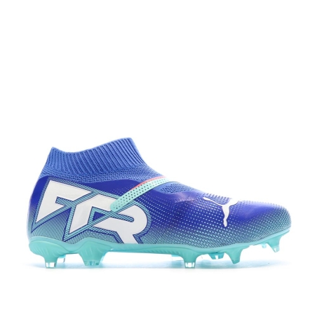 Chaussures de Football Bleues Homme Puma Future 7 Match+ LL FG/AG