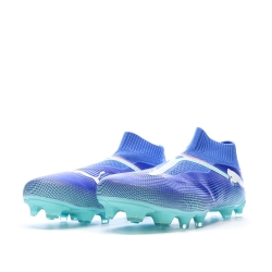 Chaussures de Football Bleues Homme Puma Future 7 Match+ LL FG/AG