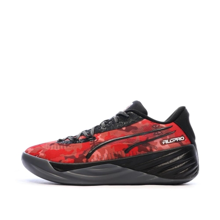 Baskets de Basketball Noir/Rouge Homme Puma All Pro Nitro