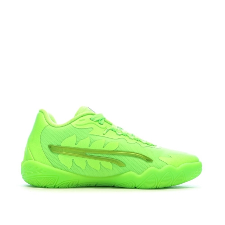 Chaussures de Basketball Vertes Homme Puma Stewie 3