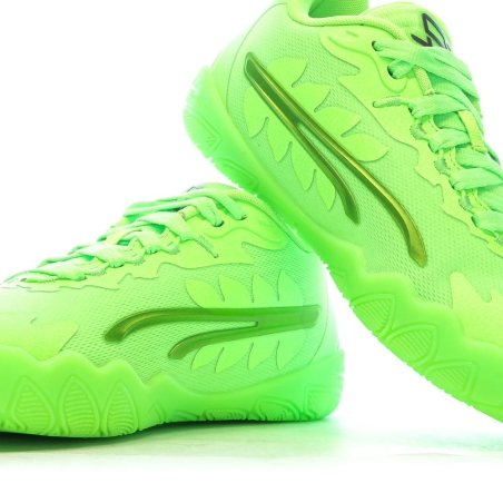 Chaussures de Basketball Vertes Homme Puma Stewie 3
