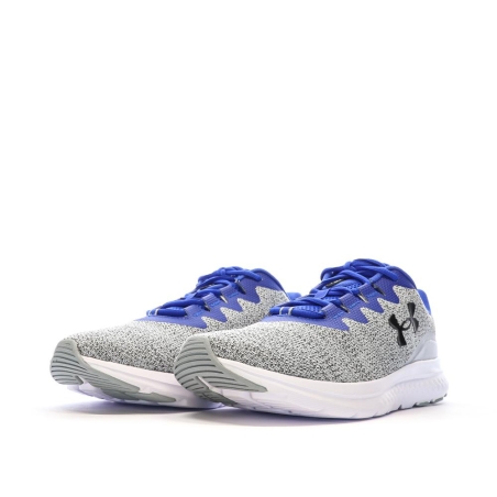 Chaussures de running Grises/Bleu Homme Under Armour Charged Impulse
