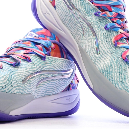 Chaussures de basketball Blanches/Bleu Homme Puma Stewie