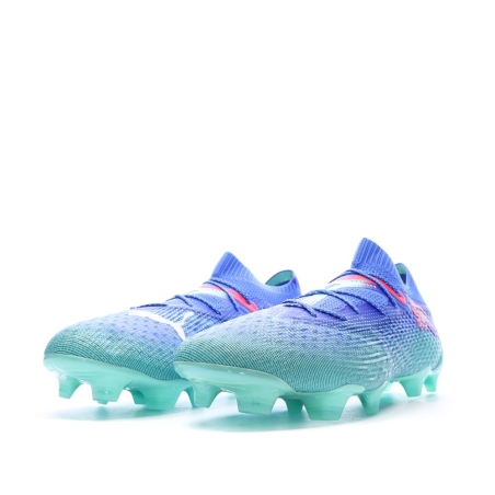 Chaussures de Foot Bleues Homme Puma Future 7 Ultimate FG/AG