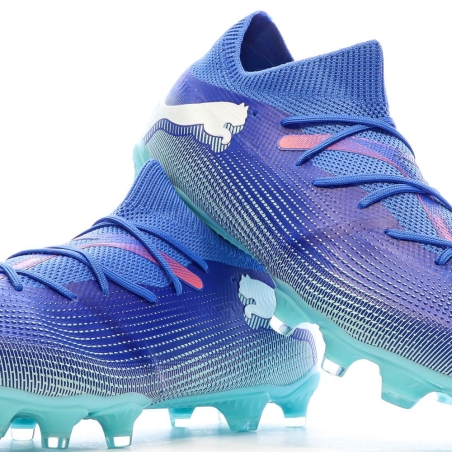Chaussures de Foot Bleues Homme Puma Future 7 Match FG/AG