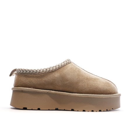 Chaussons Beige Femme Xti Microfiber