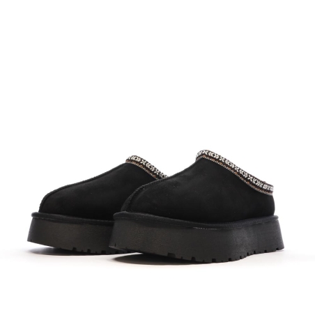 Chaussons Noires Femme Xti Microfiber