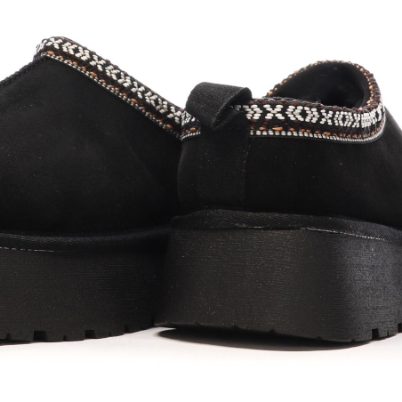 Chaussons Noires Femme Xti Microfiber
