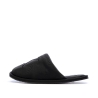Chaussons Noir Femme Calvin Klein Jeans Slipper Satin Moire