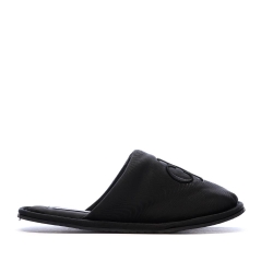 Chaussons Noir Femme Calvin Klein Jeans Slipper Satin Moire