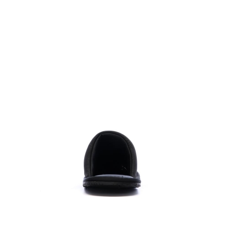 Chaussons Noir Femme Calvin Klein Jeans Slipper Satin Moire