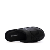 Chaussons Noir Femme Calvin Klein Jeans Slipper Satin Moire