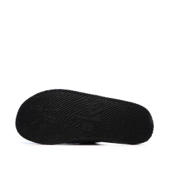 Chaussons Noir Femme Calvin Klein Jeans Slipper Satin Moire